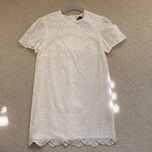 Lightly worn white dress perfect for spring and summer
